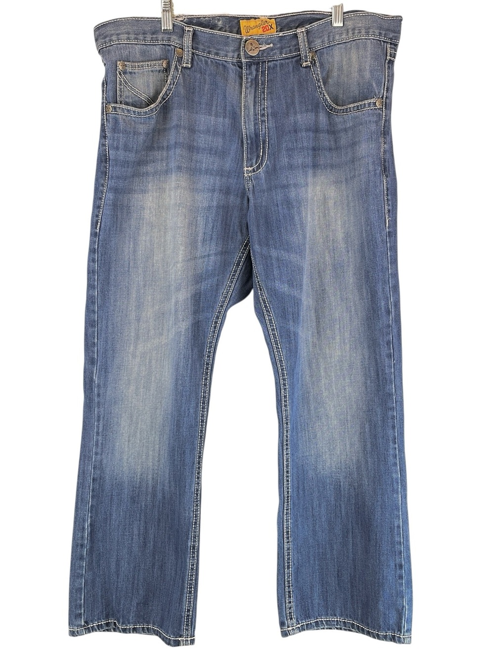 Vintage Wrangler 20X Jeans Denim 36 x30 Medium Wash Blue